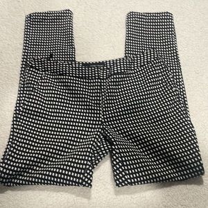 Amanda and Chelsea Black and White Checkered Pants Size 4